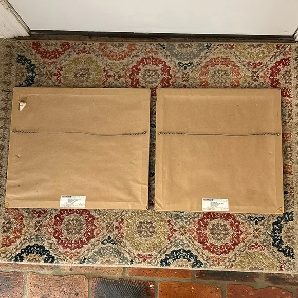 2 Vintage Signed and numbered Dick Brown Amish prints
